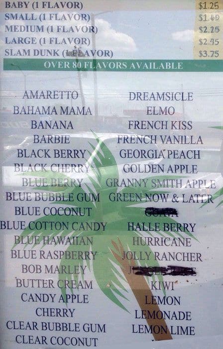 Chicken House menu