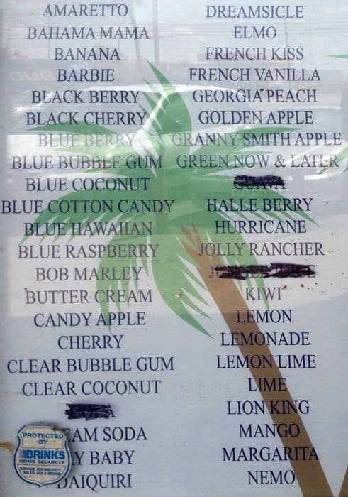 Chicken House menu