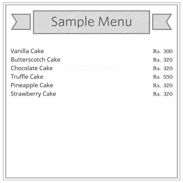 Cake Cafe Menu, Menu for Cake Cafe, Govind Puram, Ghaziabad Zomato