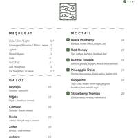 Lokma Menu Menu Untuk Lokma Rumeli Hisari Merkez Istanbul