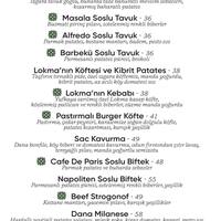 Lokma Menu Menu Untuk Lokma Rumeli Hisari Merkez Istanbul