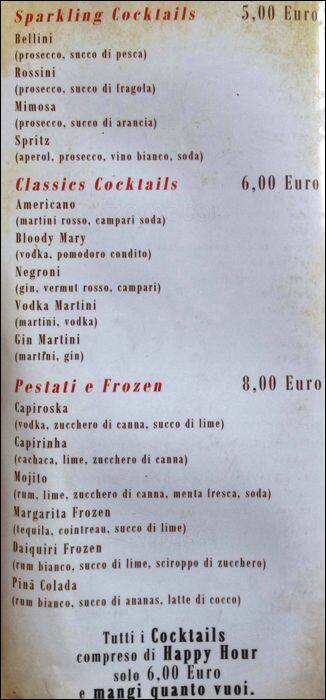 Menu di I Siciliani 