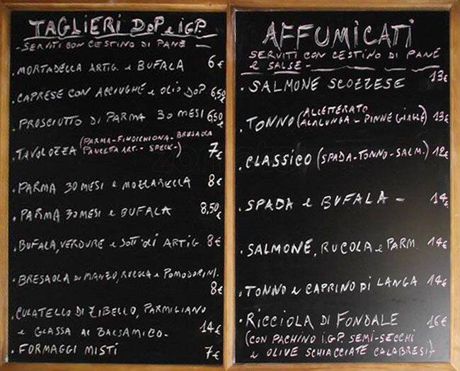 Menu di Oiblò 