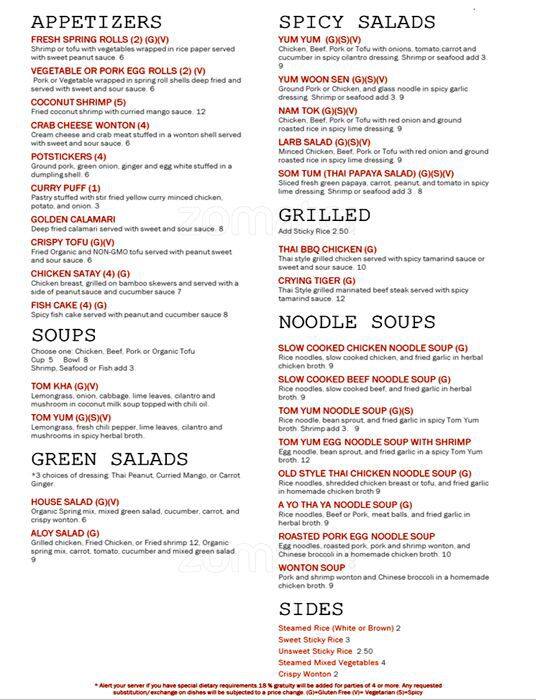 Alloy Thai Seafood Menu, Menu for Alloy Thai Seafood, Taman Cheras, Kuala Lumpur Zomato Malaysia