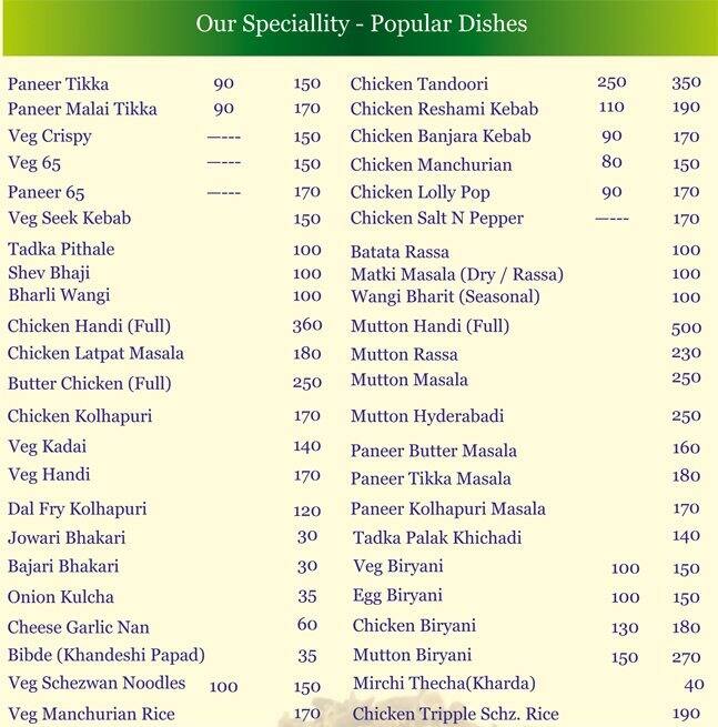 Menu at The Spice Junction(Khass Khandeshy), Pune, Aundh Hinjewadi road