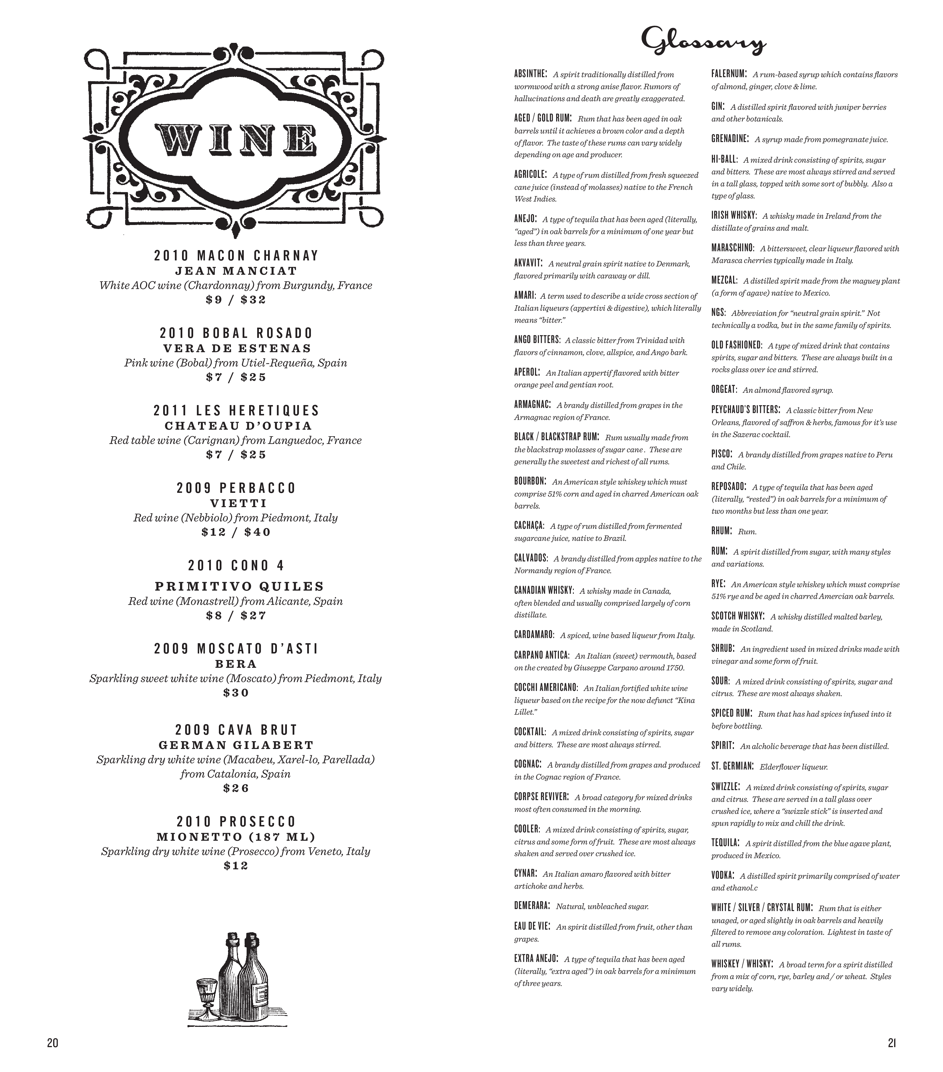 Menu at The Sugar House pub & bar, Detroit