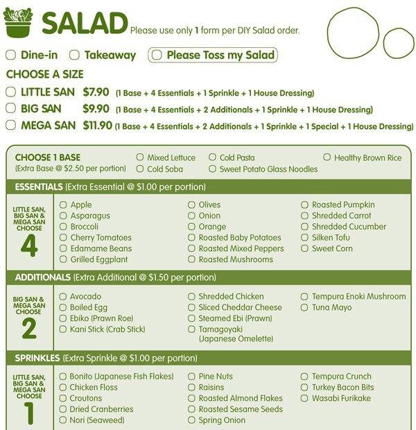 Maki San Menu Menu For Maki San Queenstown Singapore