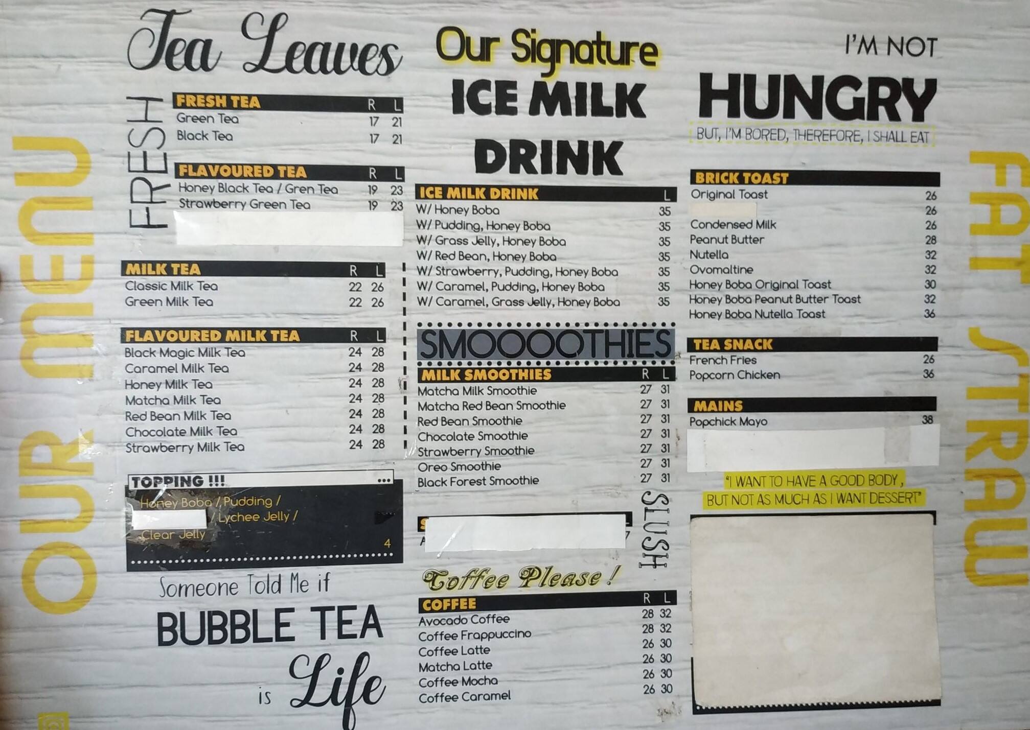 Fat Straw Menu, Menu untuk Fat Straw, Kelapa Gading, Jakarta Zomato