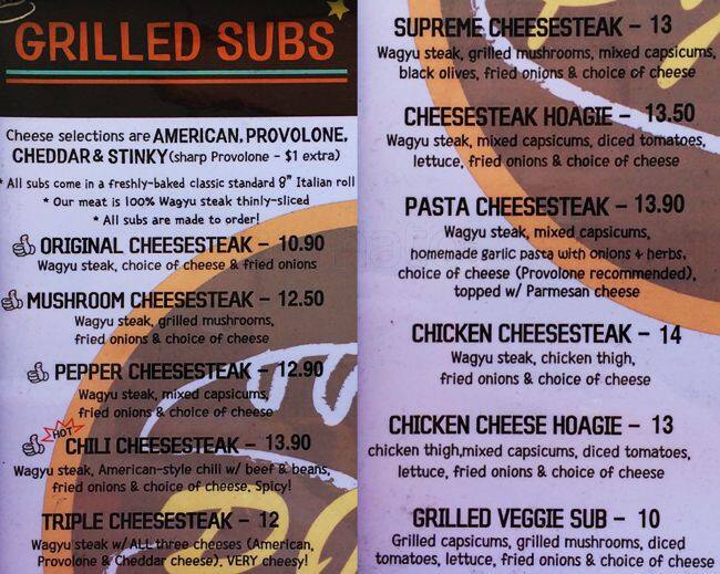 PJ's Steaks Menu, Menu for PJ's Steaks, West End, Brisbane Urbanspoon