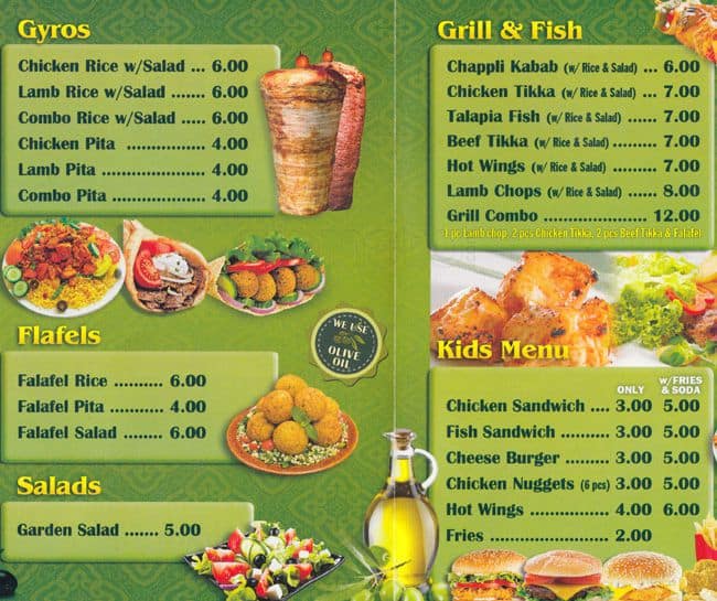 Gyro Express Menu, Menu for Gyro Express, Brighton Beach, New York City ...