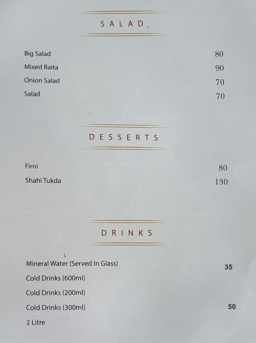 Arsalan Restaurant & Caterer - Park Circus menu