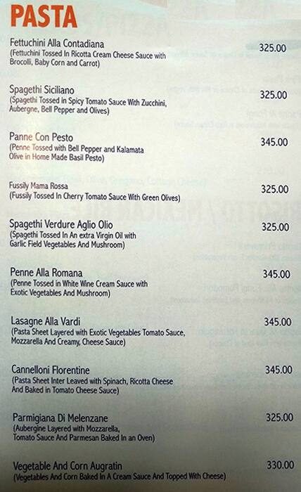 Heritage Kitchen menu