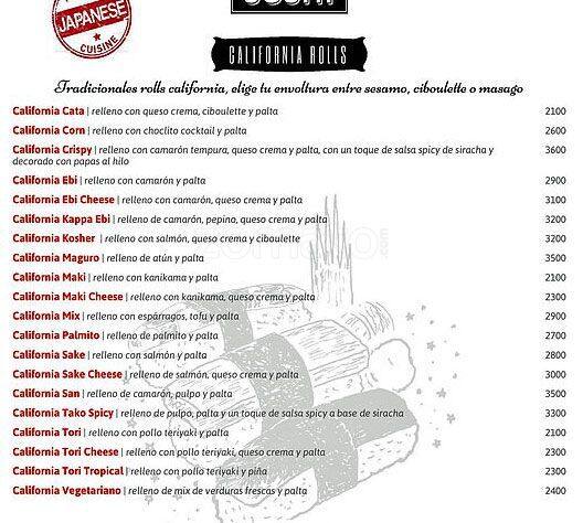 Okada menu