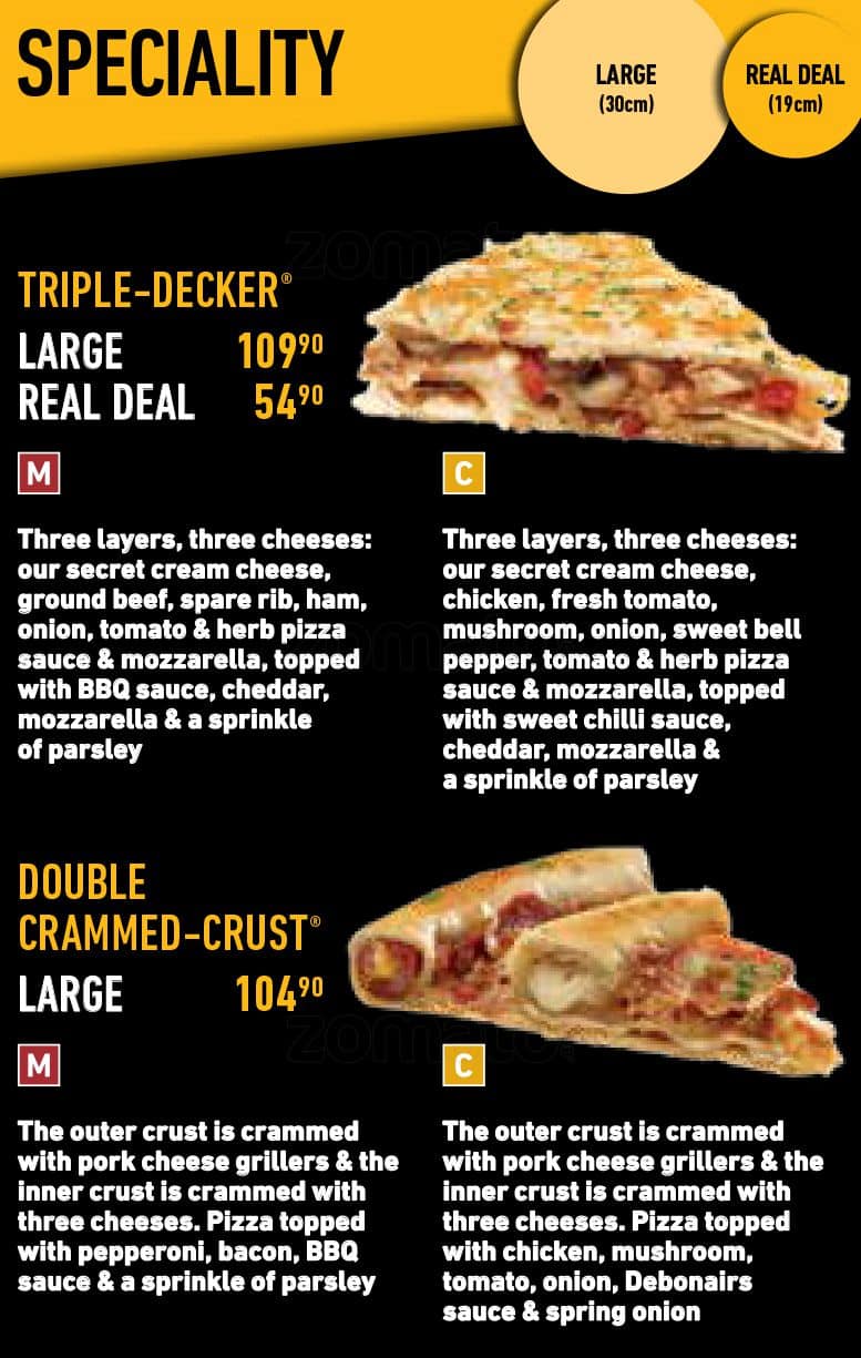 Debonairs Menu With Prices