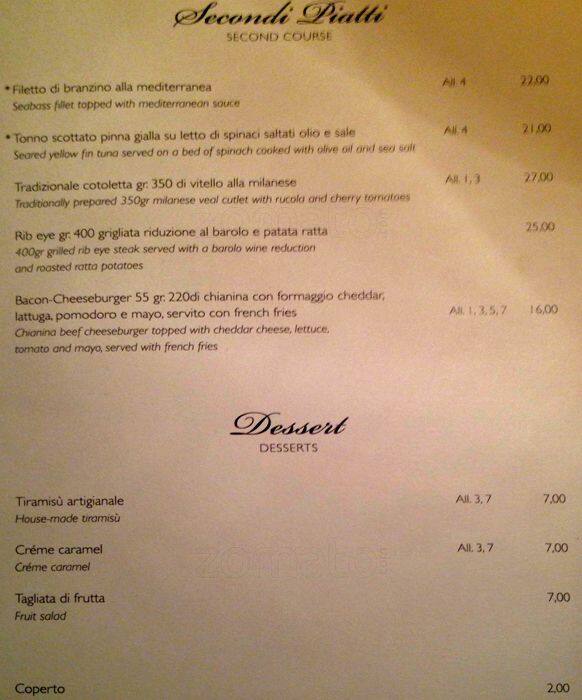 Menu di 55 Bistrot 
