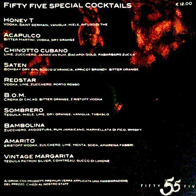 Menu di 55 Bistrot 