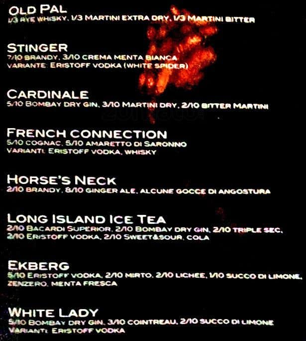 Menu di 55 Bistrot 