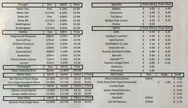 The Green Room Holiday Inn Mediacity Menu Zomato Uk