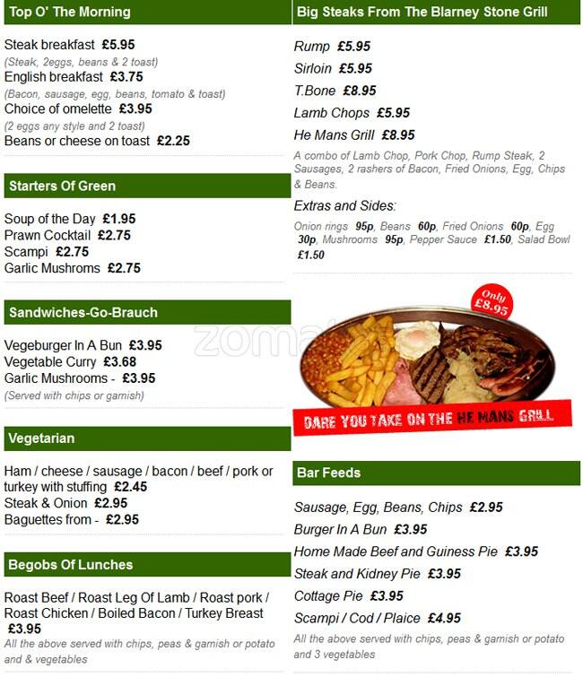 Bull's Head Menu, Menu for Bull's Head, Moseley, Birmingham Zomato UK