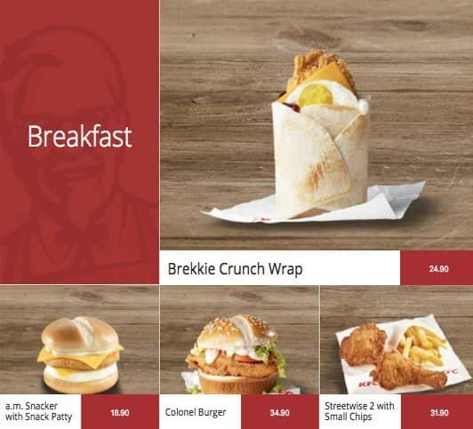 Kfc Menu Menu For Kfc George Western Cape Zomato Sa