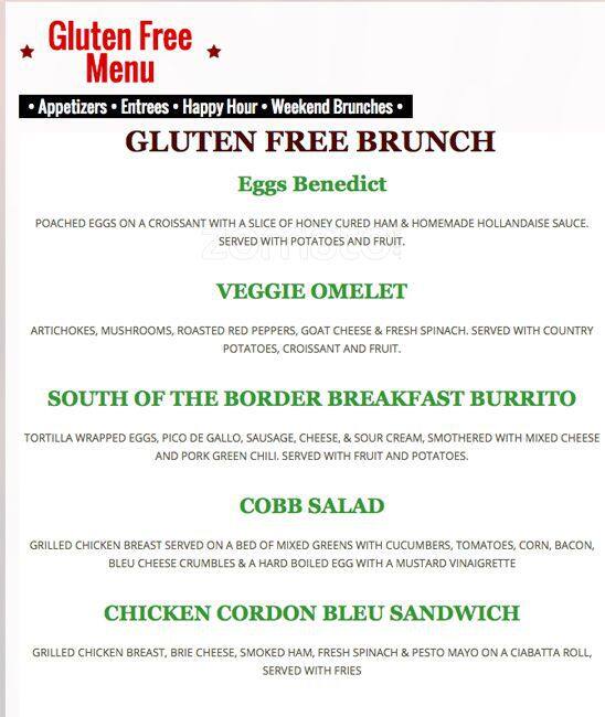 Carta de 730 South Bar & Grill