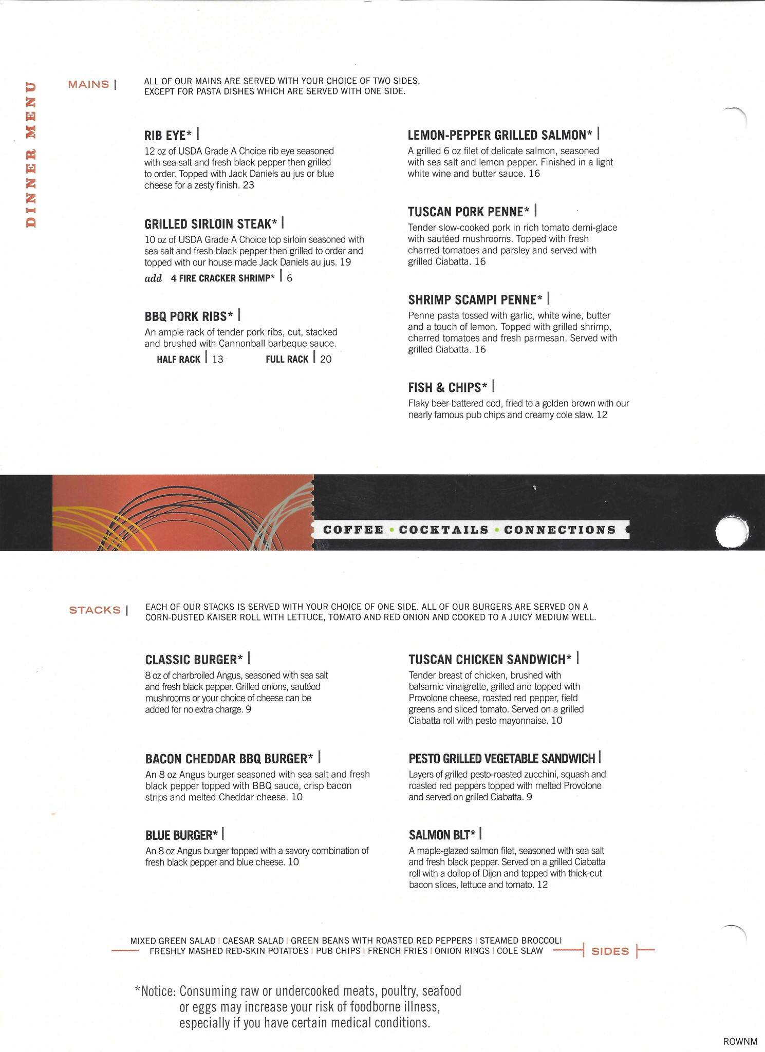 Menu at Oasis Bar & Grill, Roswell