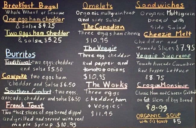 Coffee Tree Roastery menu