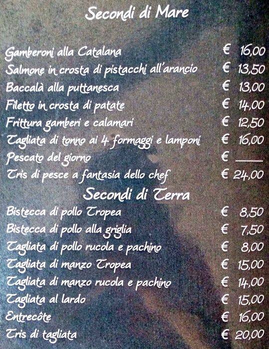 Menu di Ristorante Al Cancelletto 