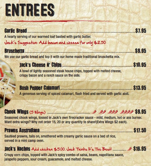 jacks stack menu prices