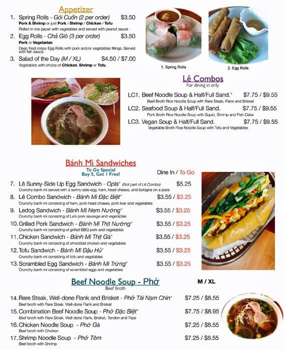 Lee's Bakery Menu, Menu for Lee's Bakery, Druid Hills/Emory, Atlanta