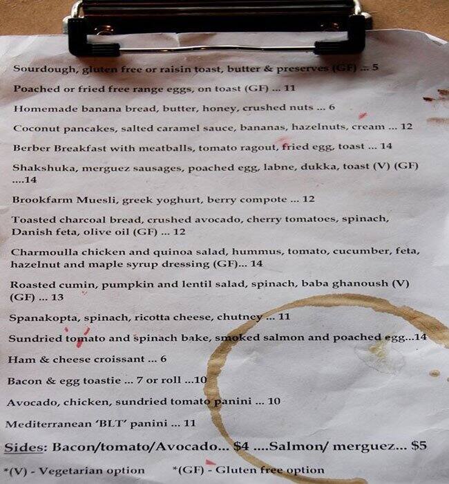 Drip Expresso Menu, Menu for Drip Expresso, Bayswater, Perth