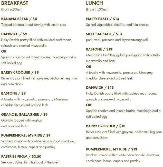 Abbots and Kinney Menu, Menu for Abbots and Kinney, City Centre