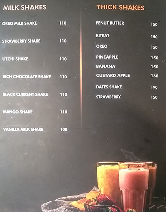 Menu at The Coffee Restro, Hyderabad, Pillar no.291