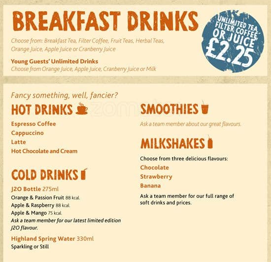 Harvester Menu, Menu for Harvester, Renfrew, Glasgow Zomato UK