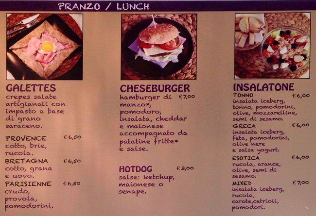 Menu di Sisters Cafè 