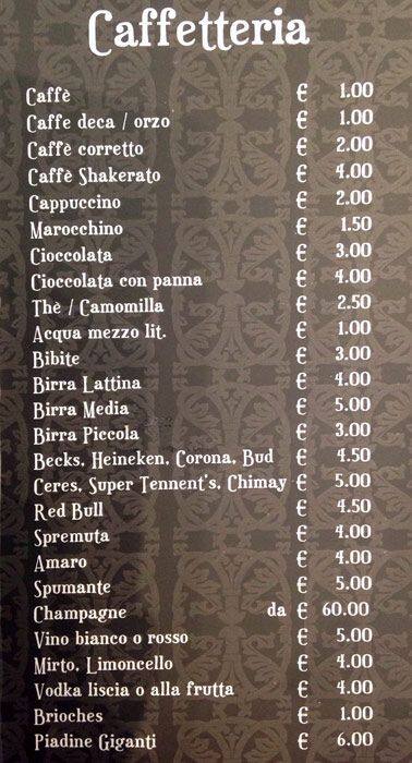 Menu di Tickles Cafè 