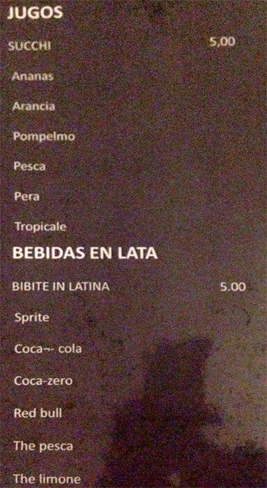 Menu di Prince Cafè 