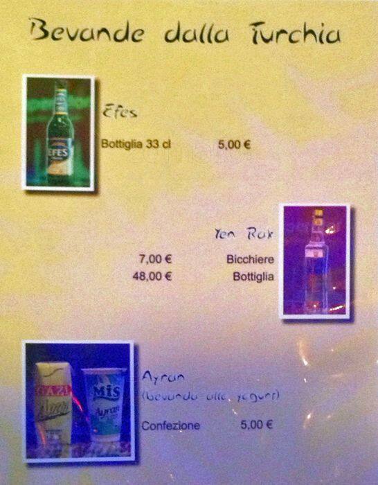 Menu di Pasha Palace Shisha Bar 