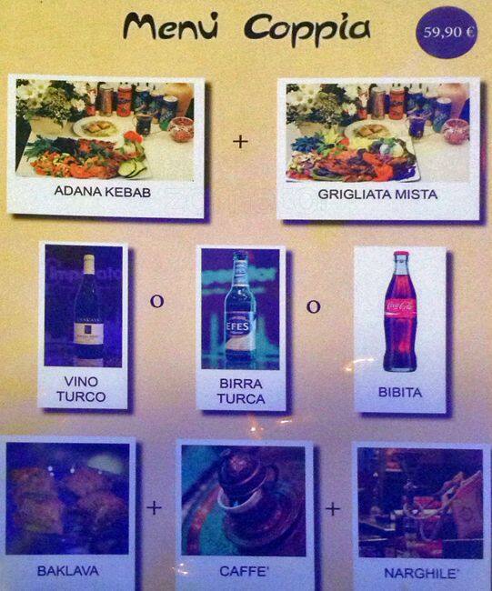 Menu di Pasha Palace Shisha Bar 