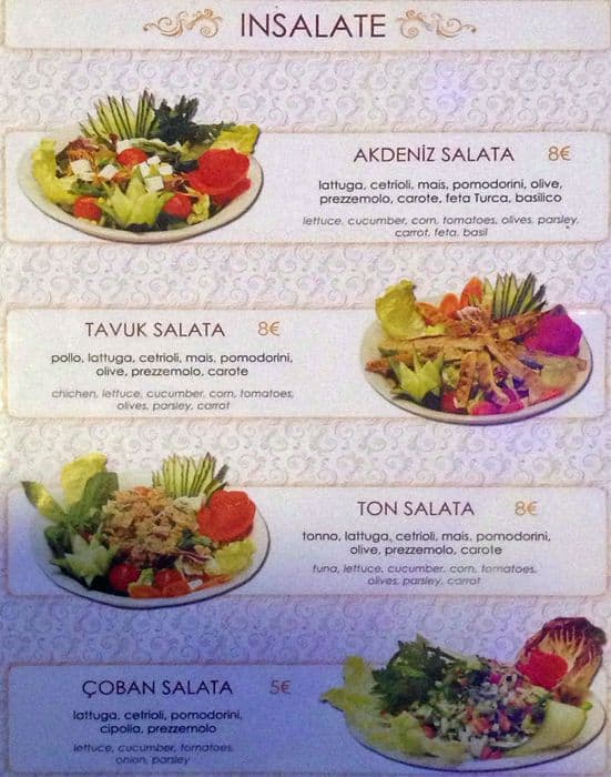 Menu di Pasha Palace Shisha Bar 