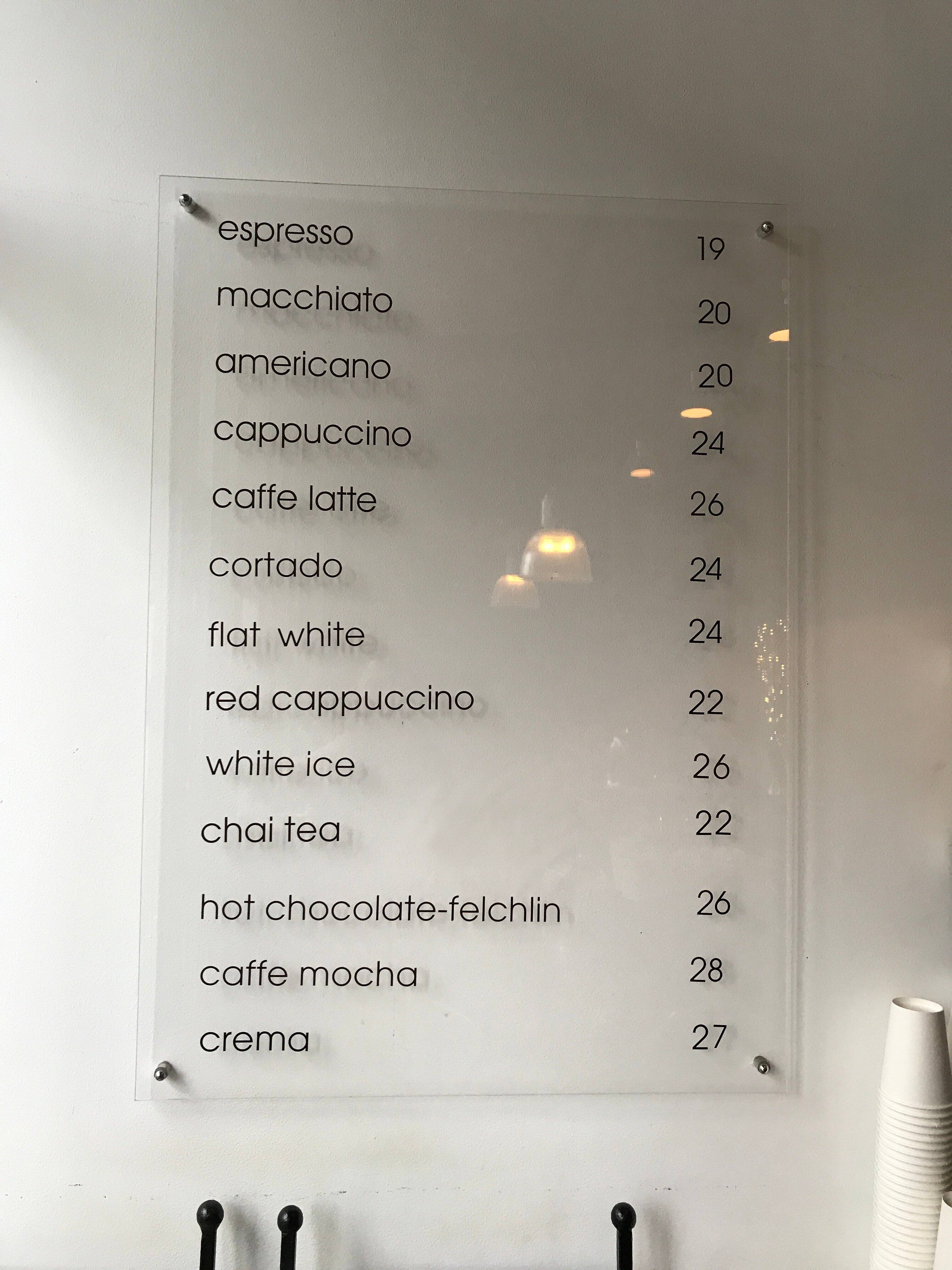 Doubleshot Coffee Bar Menu, Menu for Doubleshot Coffee Bar, Plettenberg