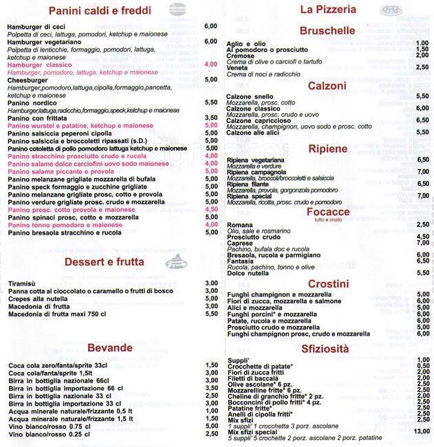 Menu di Cotto e Mandato 