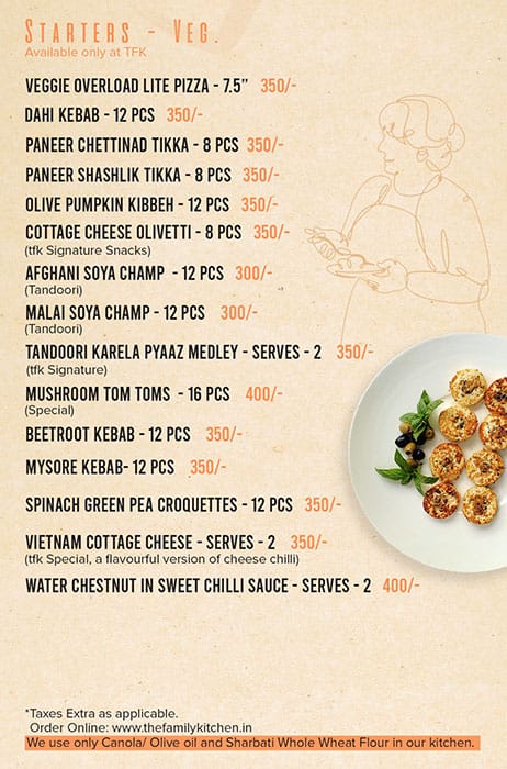Tfk The Family Kitchen Menu Menu For Tfk The Family Kitchen Sector 11 Panchkula