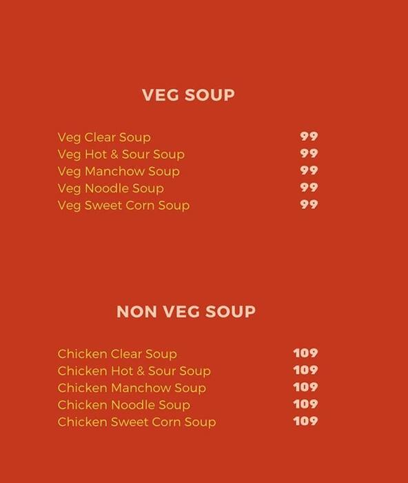 Chinese Platter menu