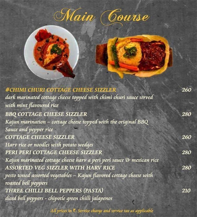 Mudpipe Cafe menu