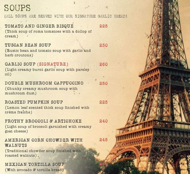 Menu at Garlic And Greens, Chandigarh, 178178A