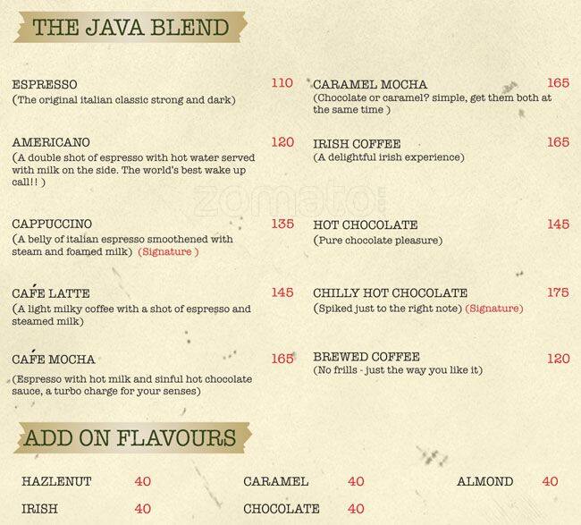 Menu at Garlic And Greens, Chandigarh, 178178A