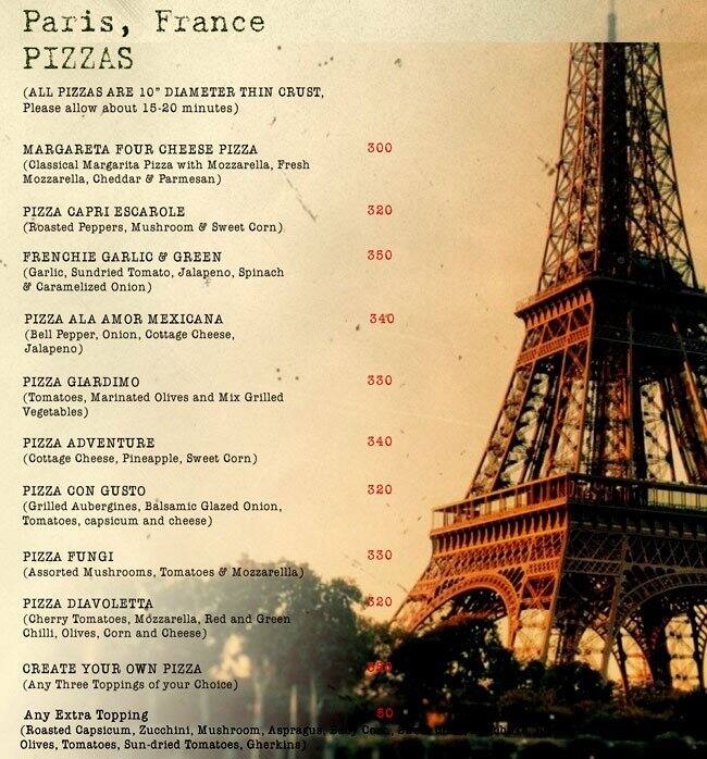 Menu at Garlic & Greens, Ludhiana