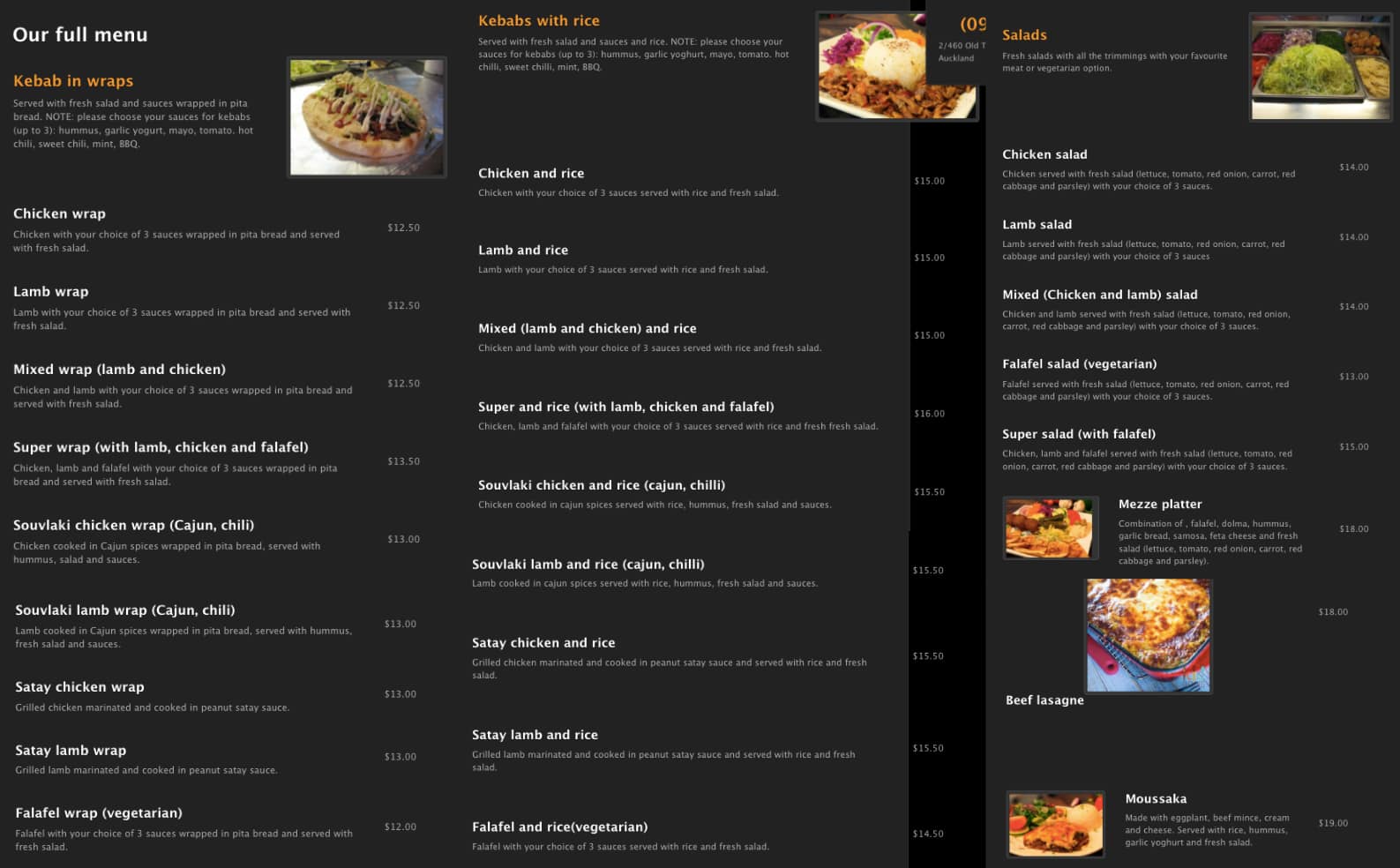 Te Atatu Rsa Menu Menu at ペニンシュラベーカリーハウス cafe, Auckland, 546 Te Atatu Rd