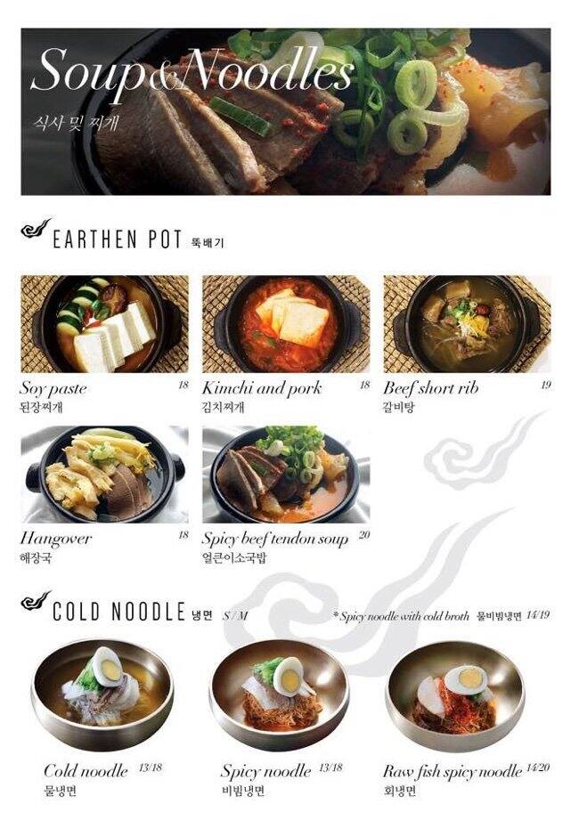 Jami menu